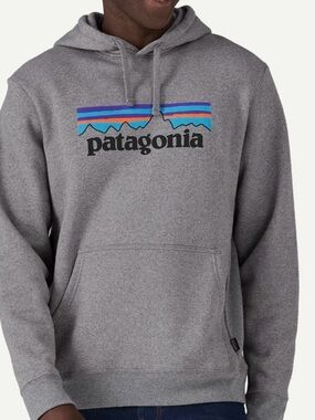 Patagonia Men's P-6 Logo Uprisal Hoody Size 2XL Gorpcore Hiking Outdoor Comfy